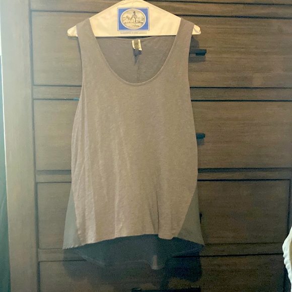 XCVI Grey Tank Top - Small Longer in back - Picture 1 of 5